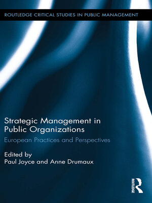 cover image of Strategic Management in Public Organizations